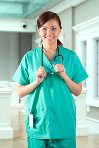 Female Nurse smiling